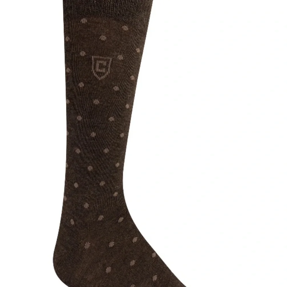 Chaps-NWOT- 3 Pairs Men's Patterned Socks Set - Brown, Tan, Green